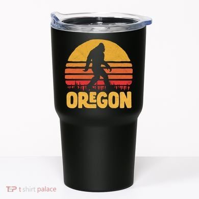 Oregon Bigfoot Sasquatch & Sun Tumbler