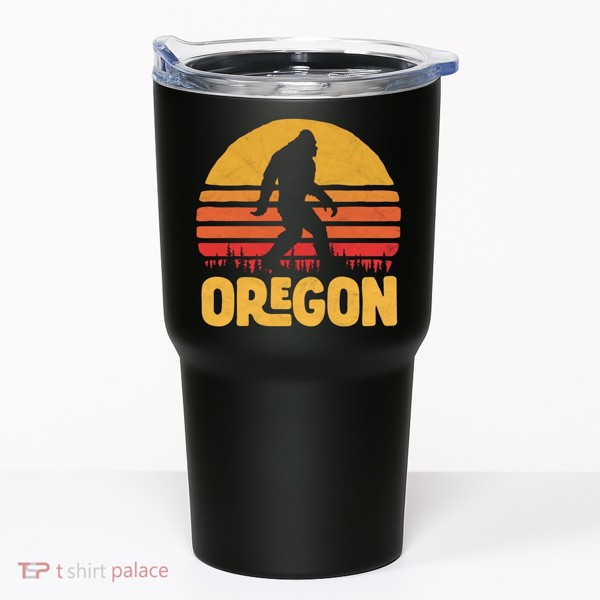 Oregon Bigfoot Sasquatch & Sun Tumbler