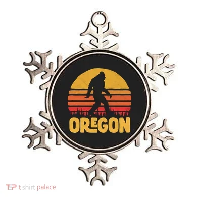 Oregon Bigfoot Sasquatch & Sun Ornament