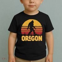 Oregon Bigfoot Sasquatch & Sun Toddler T-Shirt thumb 2