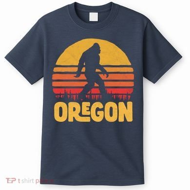 Oregon Bigfoot Sasquatch & Sun T-Shirt