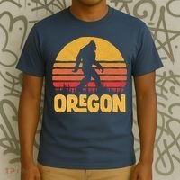 Oregon Bigfoot Sasquatch & Sun T-Shirt thumb 3