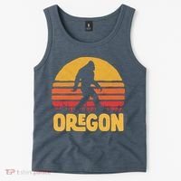 Oregon Bigfoot Sasquatch & Sun Tank Top thumb 2