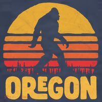 Oregon Bigfoot Sasquatch & Sun Women's T-Shirt thumb 6
