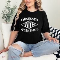 Obsessed With Weekends Comfort Colors T-Shirt thumb 2
