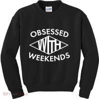 Obsessed With Weekends Kids Sweatshirt thumb 0