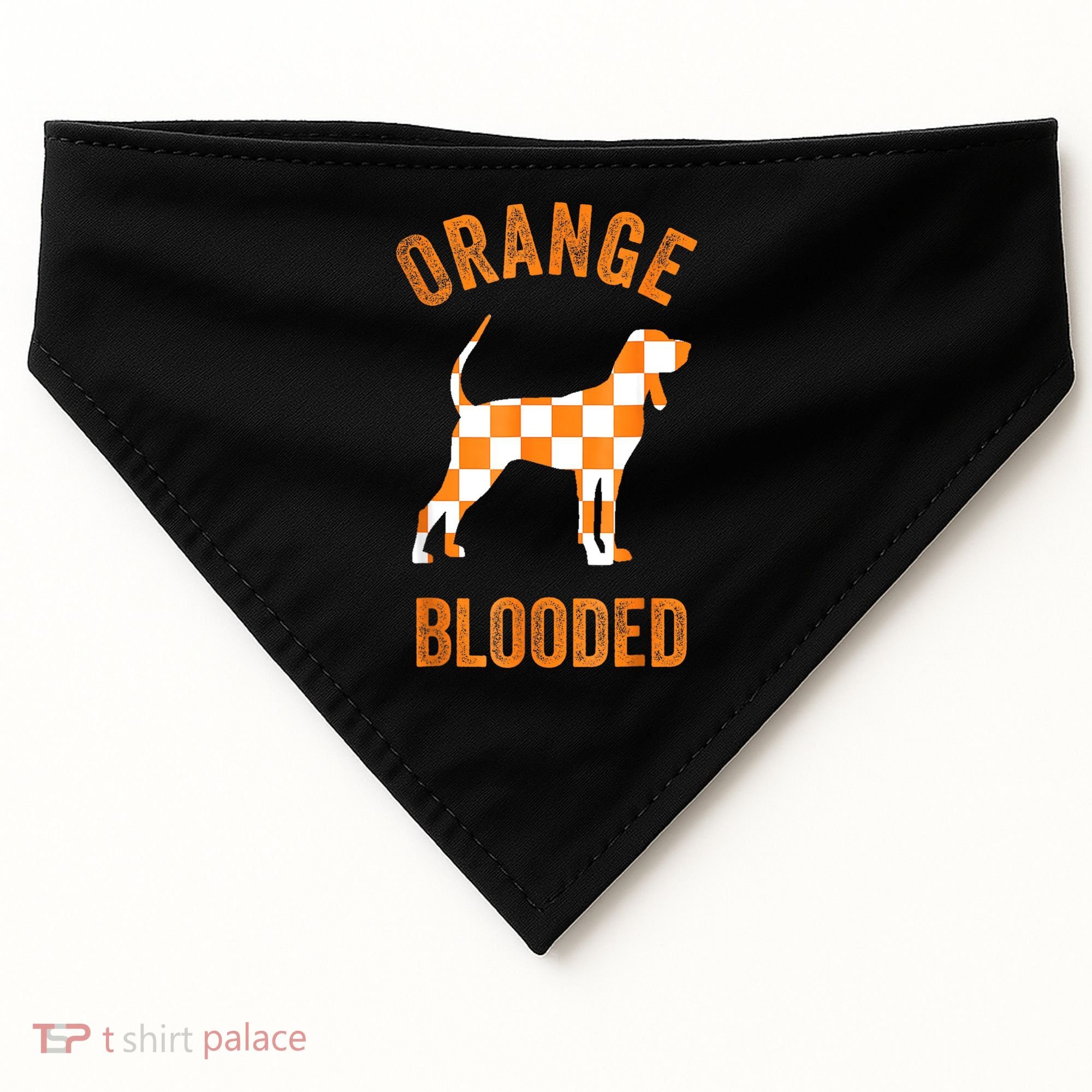 Orange Blooded Tennessee Hound Native Home TN Rocky Top USA-Made Doggie Bandana