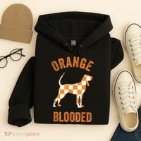 Orange Blooded Tennessee Hound Native Home TN Rocky Top Hoodie thumb 4