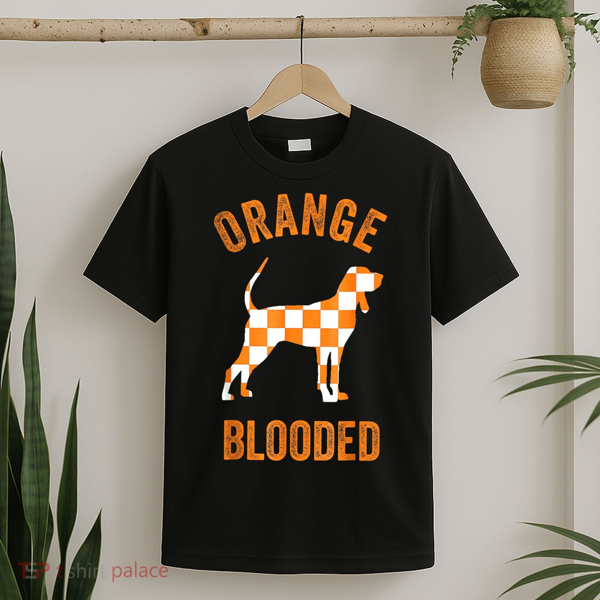Orange Blooded Tennessee Hound Native Home TN Rocky Top T-Shirt
