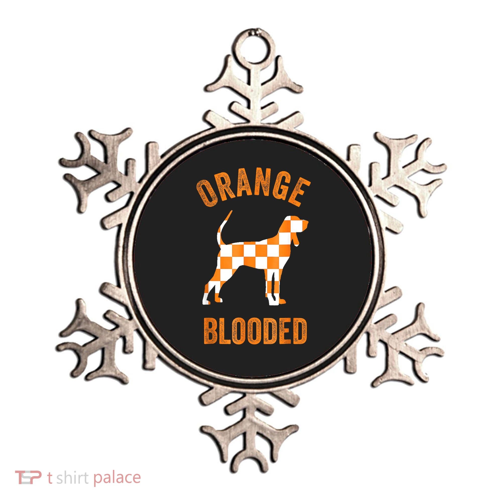 Orange Blooded Tennessee Hound Native Home TN Rocky Top Ornament