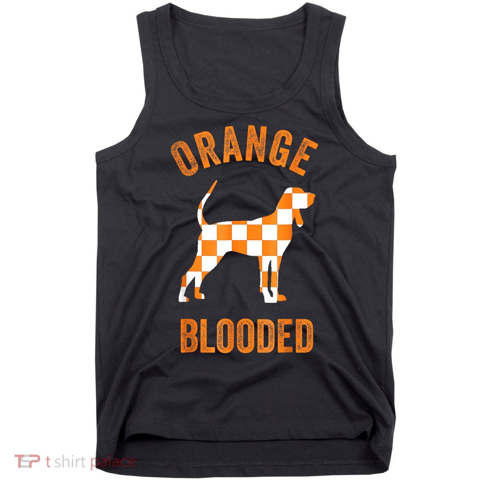 Orange Blooded Tennessee Hound Native Home TN Rocky Top Tank Top