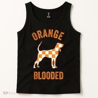 Orange Blooded Tennessee Hound Native Home TN Rocky Top Tank Top thumb 2