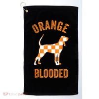 Orange Blooded Tennessee Hound Native Home TN Rocky Top Golf Towel thumb 0