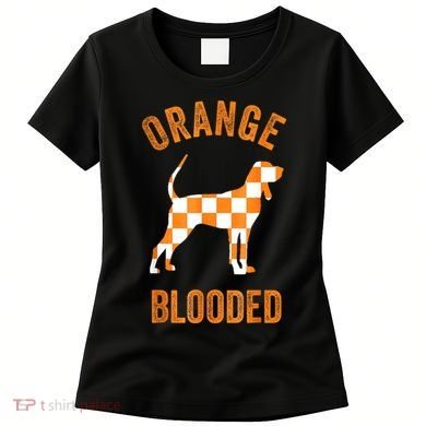 Orange Blooded Tennessee Hound Native Home TN Rocky Top Women's T-Shirt
