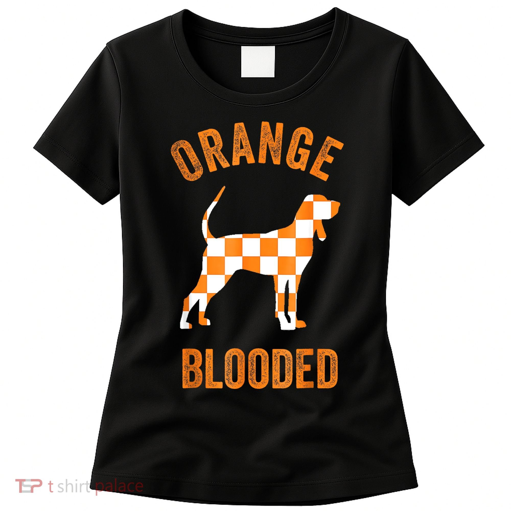 Orange Blooded Tennessee Hound Native Home TN Rocky Top Women's T-Shirt