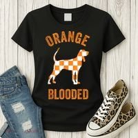 Orange Blooded Tennessee Hound Native Home TN Rocky Top Women's T-Shirt thumb 3