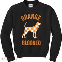 Orange Blooded Tennessee Hound Native Home TN Rocky Top Kids Sweatshirt thumb 0