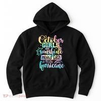 October Birthday Tie Die Hoodie thumb 0