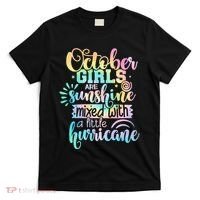 October Birthday Tie Die T-Shirt thumb 0