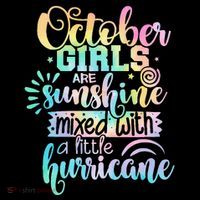 October Birthday Tie Die Button thumb 1