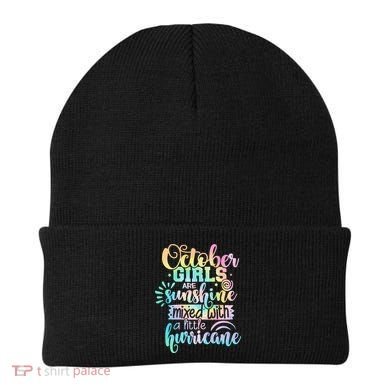 October Birthday Tie Die Beanie