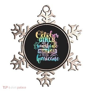 October Birthday Tie Die Ornament