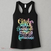 October Birthday Tie Die Women's Tank Top thumb 3