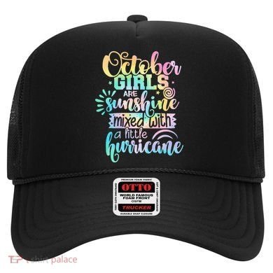 October Birthday Tie Die Hat