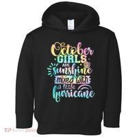 October Birthday Tie Die Toddler Hoodie thumb 0