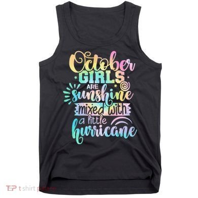 October Birthday Tie Die Tank Top