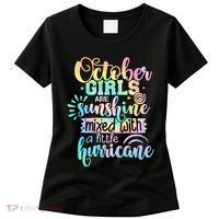 October Birthday Tie Die Women's T-Shirt thumb 0