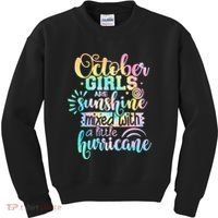 October Birthday Tie Die Kids Sweatshirt thumb 0