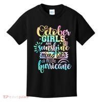 October Birthday Tie Die Kids T-Shirt thumb 0