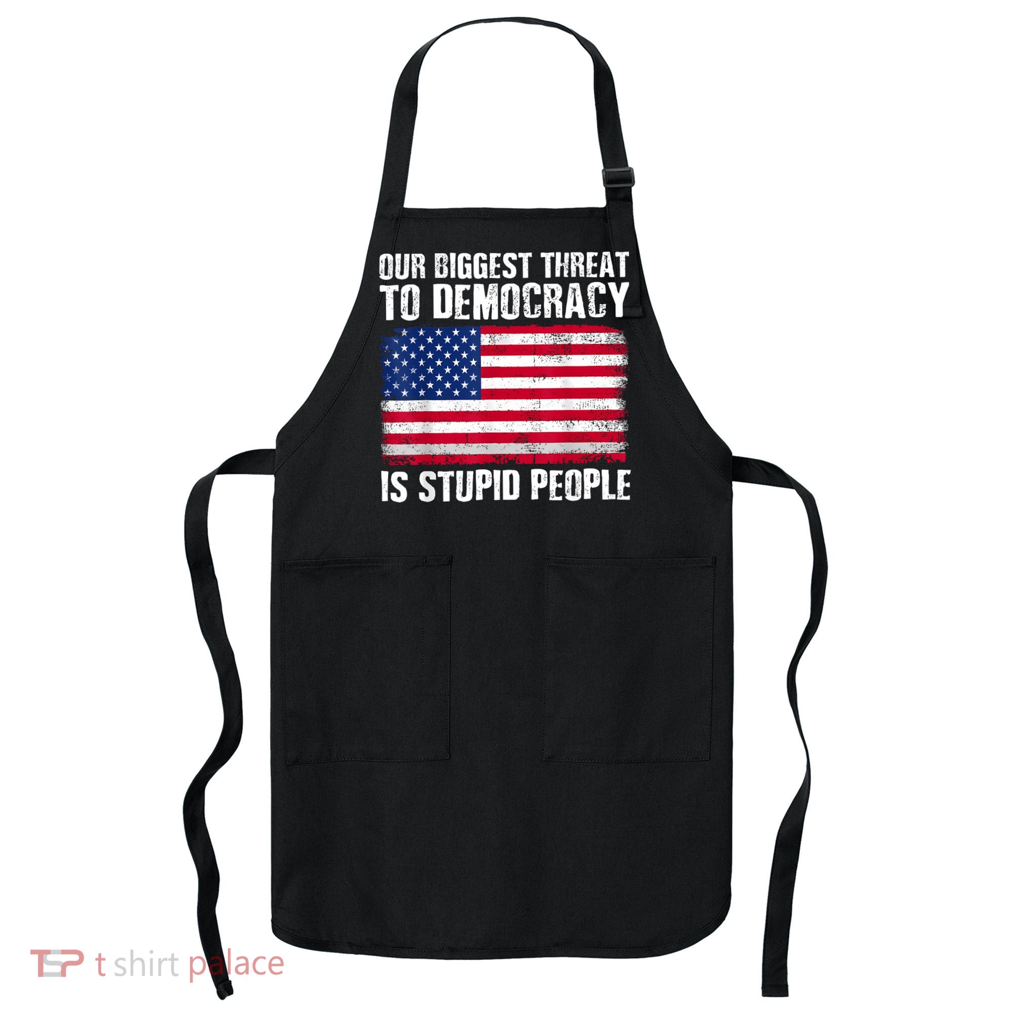 Our Biggest Threat To Democracy Is Stupid People Election Apron