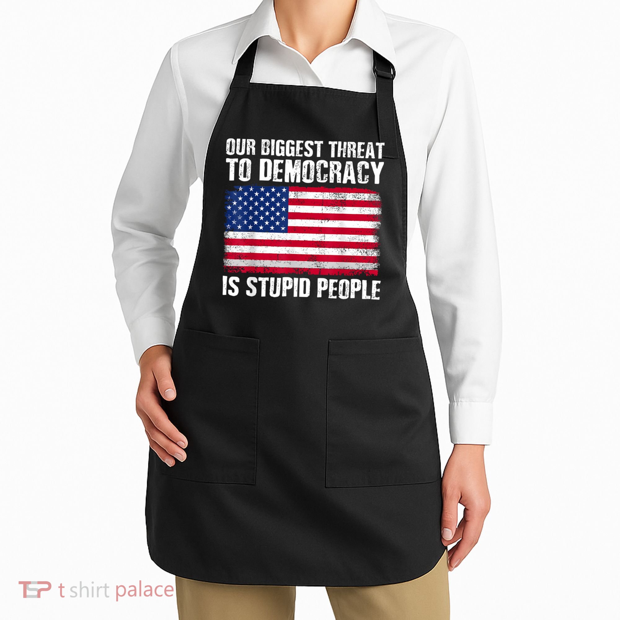 Our Biggest Threat To Democracy Is Stupid People Election Apron