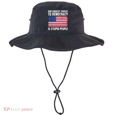Our Biggest Threat To Democracy Is Stupid People Election Bucket Hat