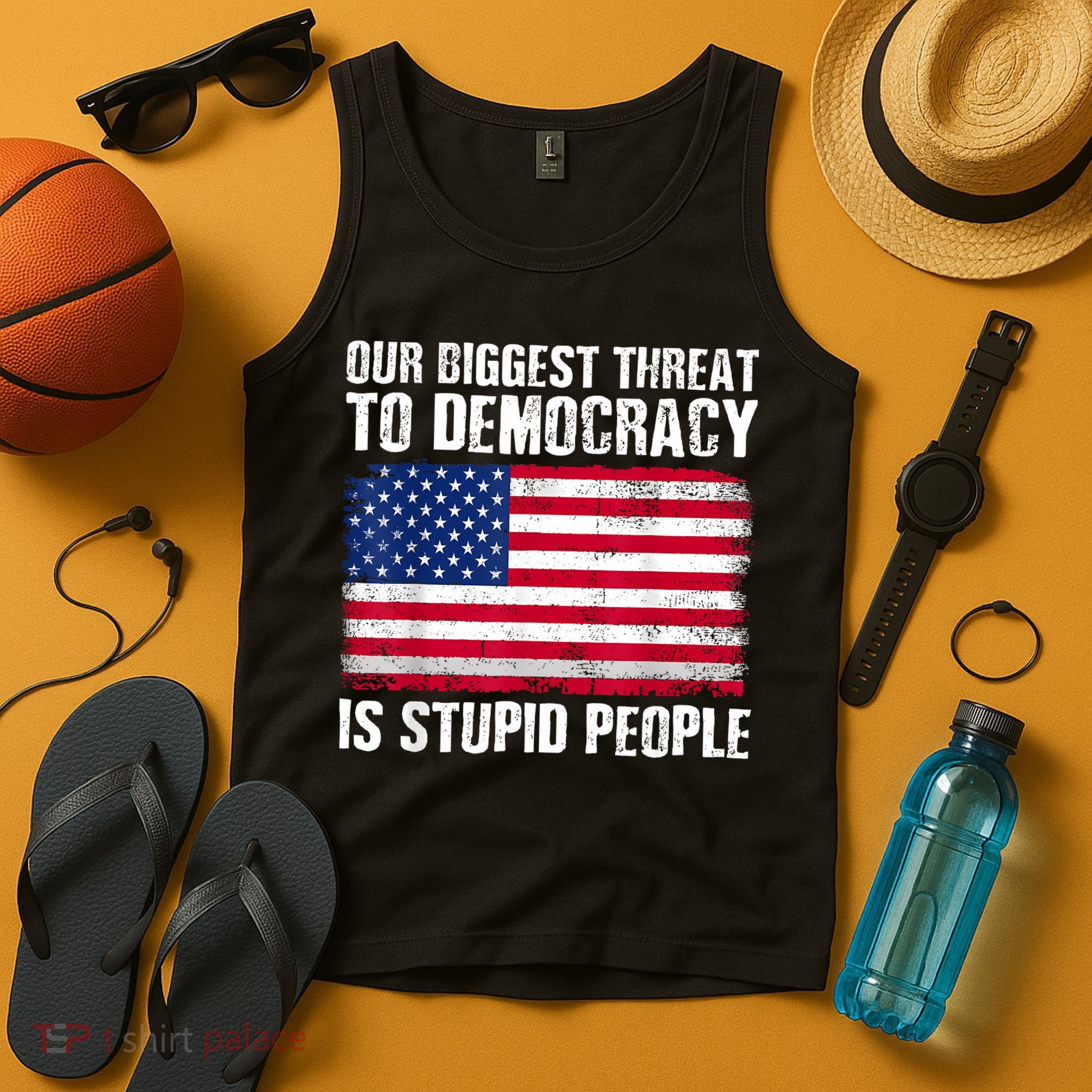 Our Biggest Threat To Democracy Is Stupid People Election Tank Top