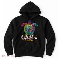 Outer Banks Tie Dye Sea Turtle Carolina Family Vacation Hoodie thumb 0