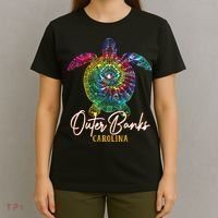 Outer Banks Tie Dye Sea Turtle Carolina Family Vacation T-Shirt thumb 4