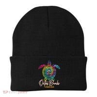 Outer Banks Tie Dye Sea Turtle Carolina Family Vacation Beanie thumb 0