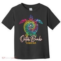 Outer Banks Tie Dye Sea Turtle Carolina Family Vacation Toddler T-Shirt thumb 0