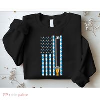 Oktoberfest Bavarian Us Flag German Costume Sweatshirt thumb 2