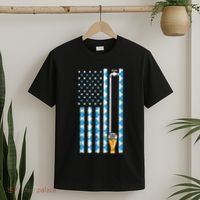 Oktoberfest Bavarian Us Flag German Costume T-Shirt thumb 2