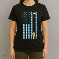 Oktoberfest Bavarian Us Flag German Costume T-Shirt thumb 4