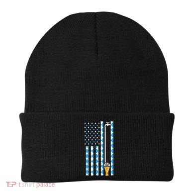 Oktoberfest Bavarian Us Flag German Costume Beanie