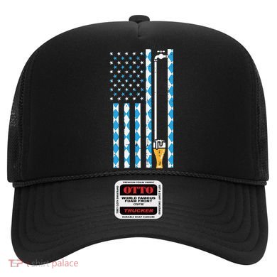 Oktoberfest Bavarian Us Flag German Costume Hat