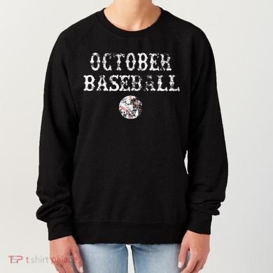 October Baseball Vintage Playoff Women's Sweatshirt