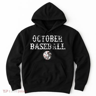 October Baseball Vintage Playoff Hoodie