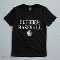 October Baseball Vintage Playoff T-Shirt thumb 5