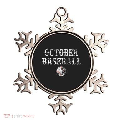 October Baseball Vintage Playoff Ornament